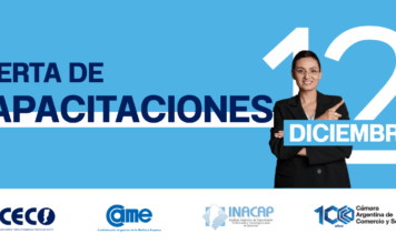 Oferta de capacitaciones para el mes de Diciembre
