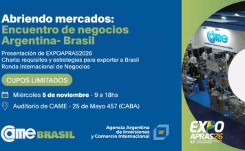 CAME invita a participar de la capacitación “Requisitos y estrategias para exportar a Brasil