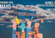 Dos fines de semana largos en mayo: cómo trabaja el comercio el 1 y el 25 de mayo