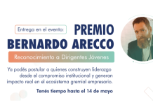 Premio Bernardo Arecco: Convocatoria abierta para distinguir a jóvenes dirigentes empresarios en CAC