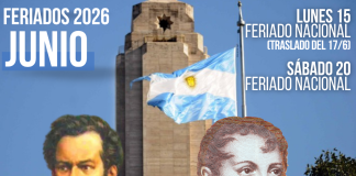 ¿Cómo trabaja el comercio el 15 y el 20 de junio?