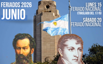 ¿Cómo trabaja el comercio el 15 y el 20 de junio?