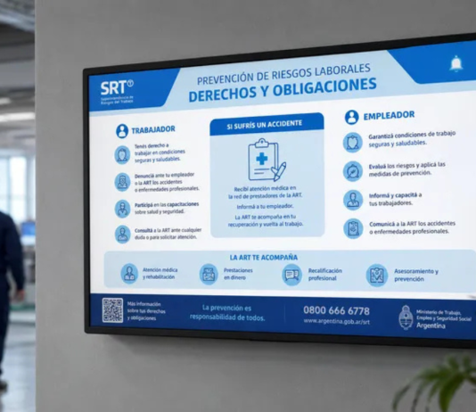Modernización laboral: la SRT habilitó la implementación de afiches digitales de la ART en los lugares de trabajo