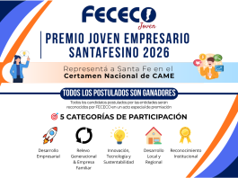 Premio Joven Empresario Santafesino 2026: FECECO Joven abre la convocatoria con nuevas categorías de premiación