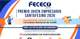Premio Joven Empresario Santafesino 2026: FECECO Joven abre la convocatoria con nuevas categorías de premiación