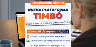 Capacitación oficial: FECECO invita a conocer la nueva Plataforma Timbó para trámites de entidades civiles