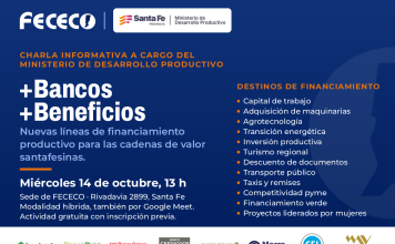Financiamiento productivo: FECECO brinda una capacitación sobre las nuevas líneas de crédito para pymes