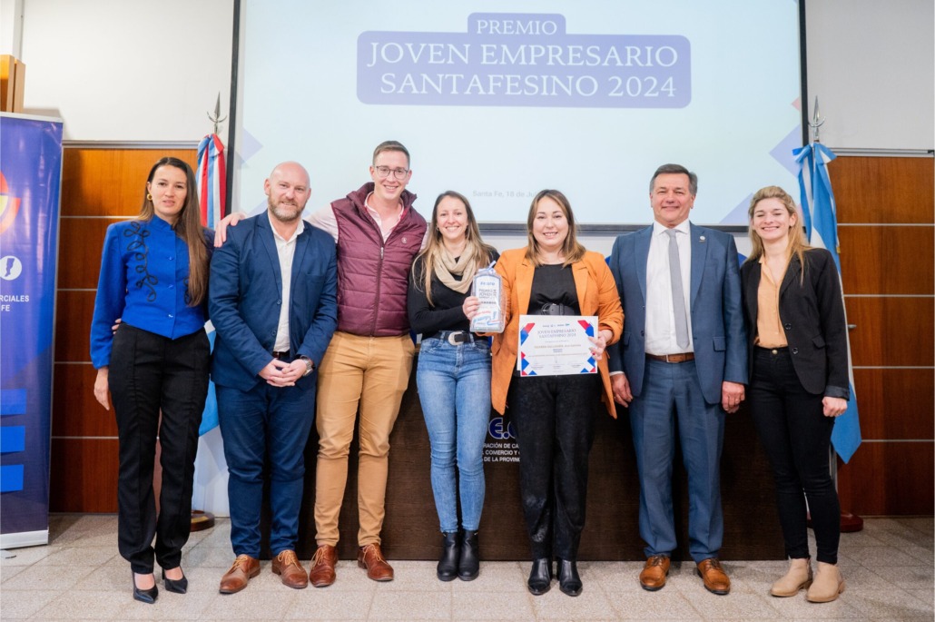 Ana Gabriela Techera Gallagher, ganadora del Premio Joven Empresario Santafesino 2024