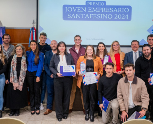 Se entregó el Premio Joven Empresario Santafesino 2024