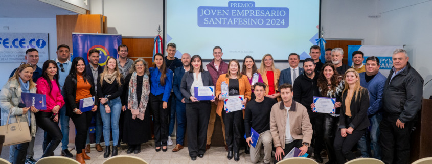 Se entregó el Premio Joven Empresario Santafesino 2024